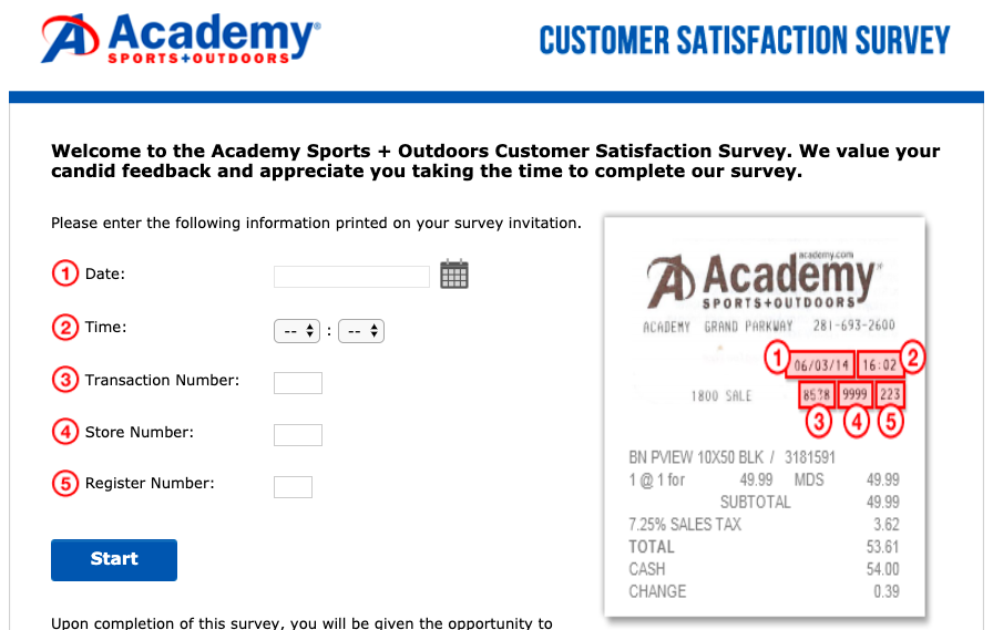 AcademyFeedback Survey - AcademyFeedback.com - Win $1,000