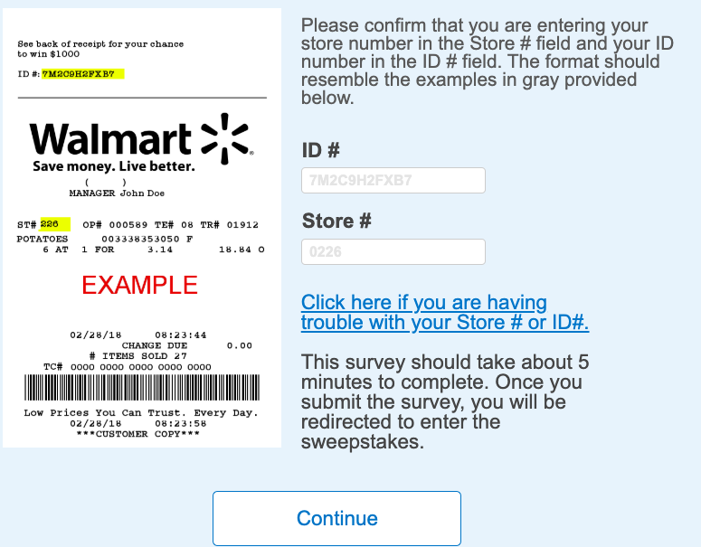 Survey.walmart.com - Official Walmart Survey 2019