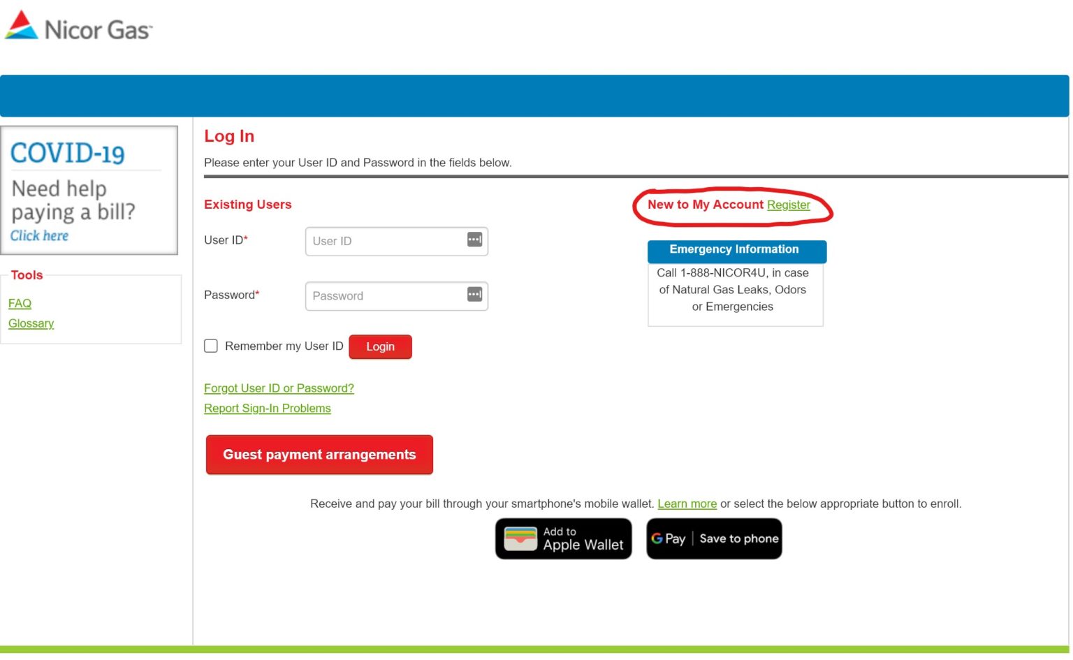 Nicor Gas Bill Payment Online at Login