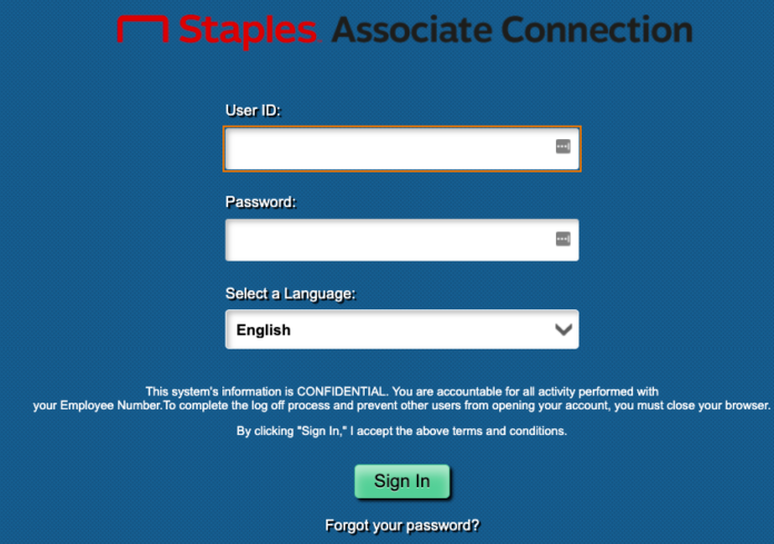 staples associate connection