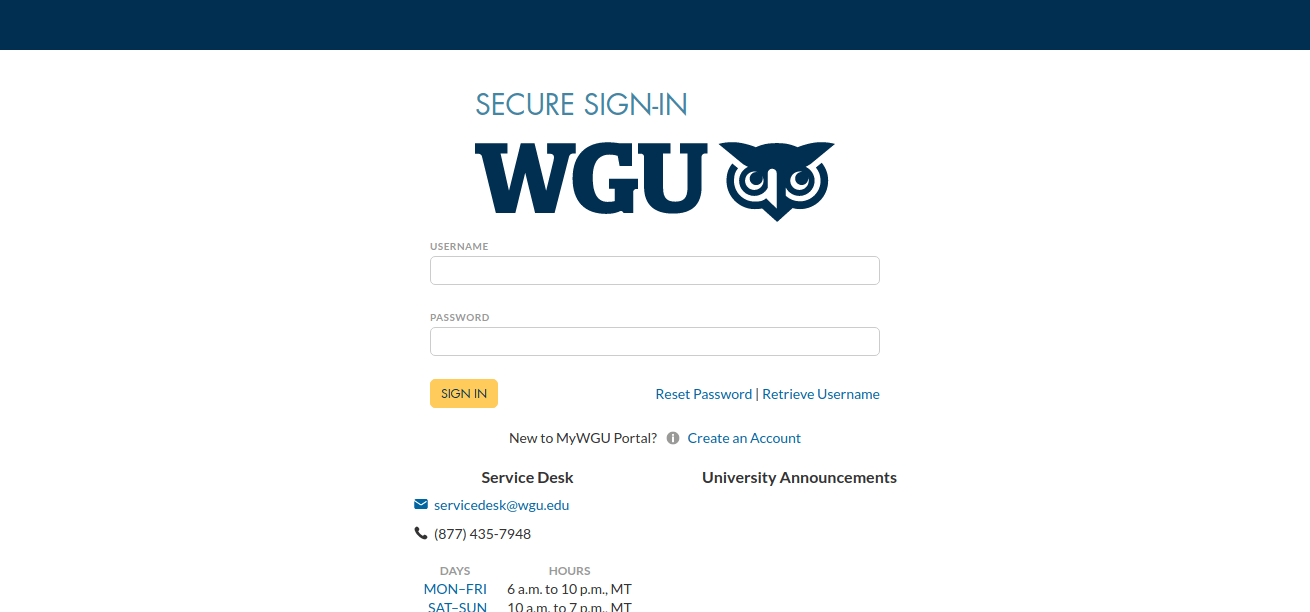 WGU-Student-Portal-Login-Logo