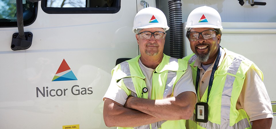 Nicor Gas workers