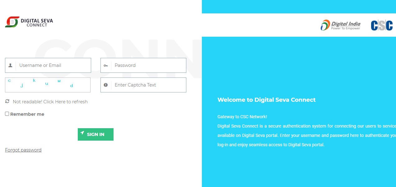 CSC Digital Seva Portal