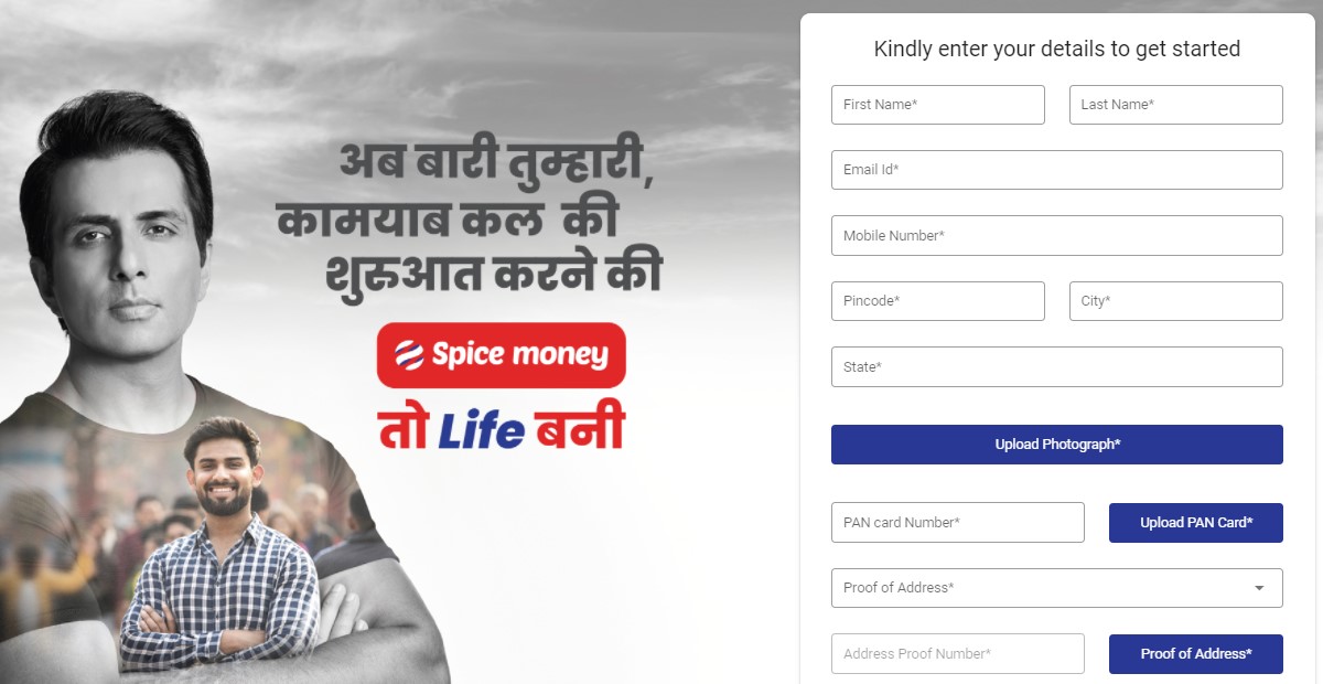 Spice Money Login Agent at b2b.spicemoney.com - Adhikari Registration