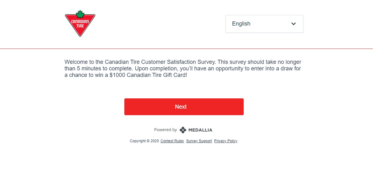www.TellCdnTire.com - Canadian Tire Customer Satisfaction Win $1000