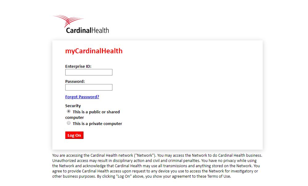 Myhr Cardinal Health Enterprise Login - Complete Guide