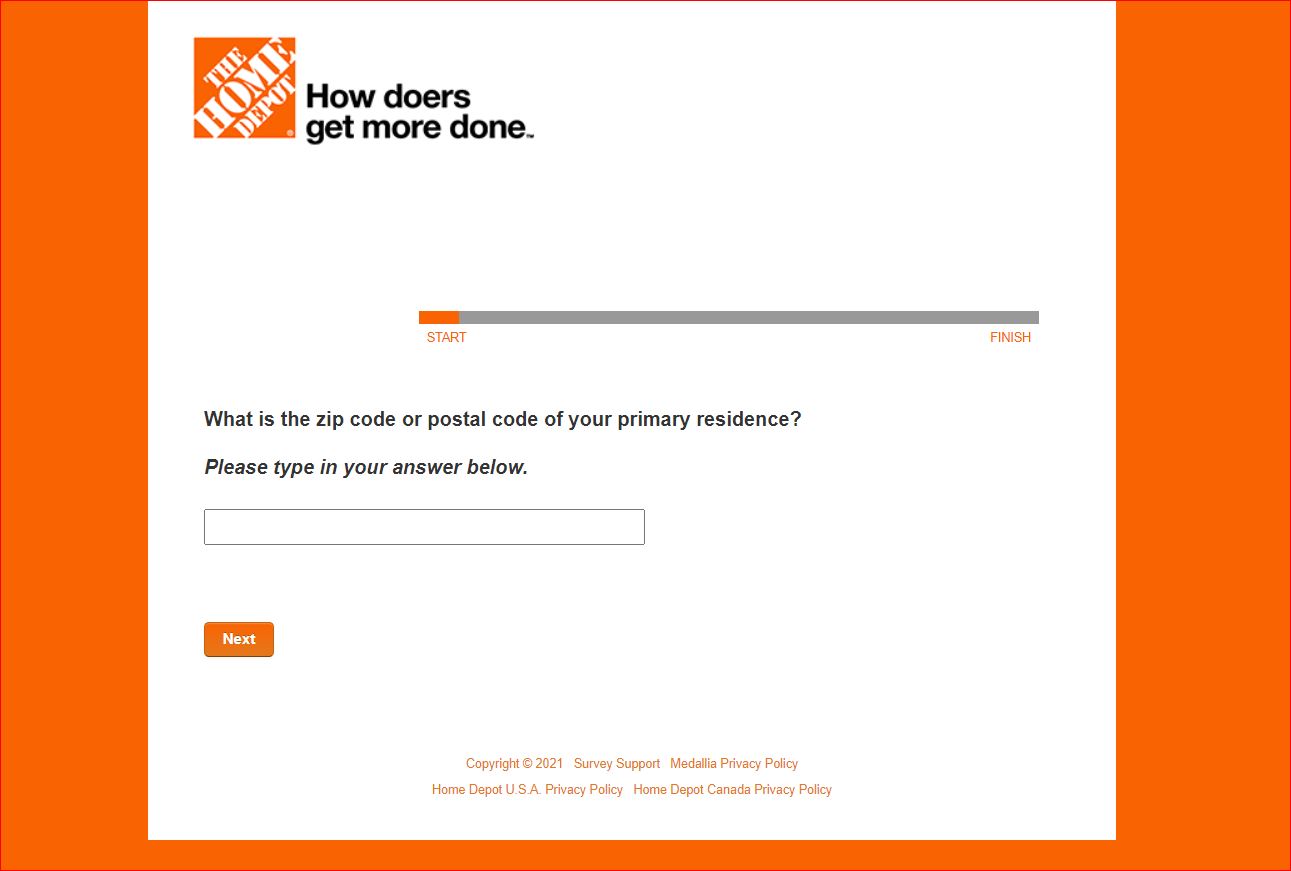 www.homedepot.com/survey - Home Depot Survey Win $5K