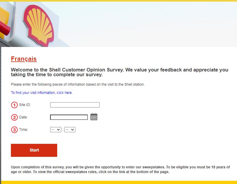 Shell Canada Survey At www.shell.ca/opinion ant tellshell.shell.com