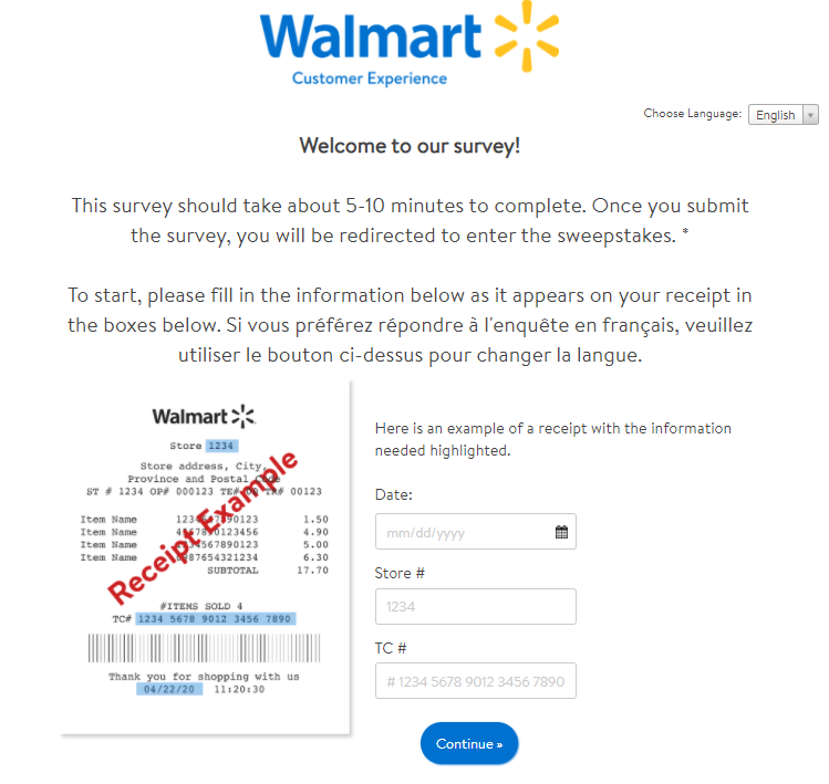 Walmart Canada Survey At Survey.walmart.ca - Win Up to $1000