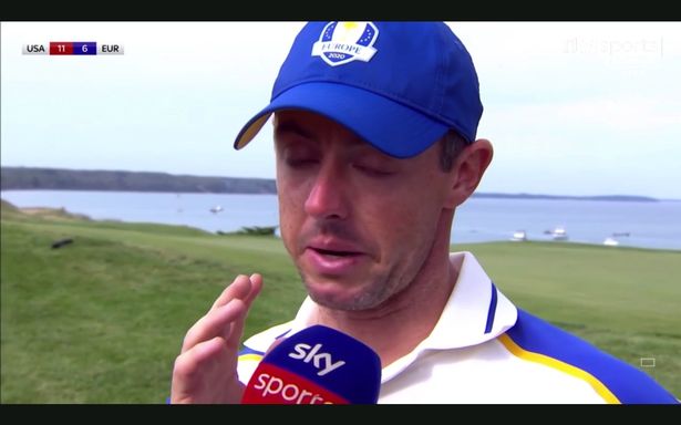 Rory McIlroy breaks down in tears after Ryder Cup singles win as Europe suffer defeat Rory McIlroy fought back the tears after his singles victory at the Ryder Cup
