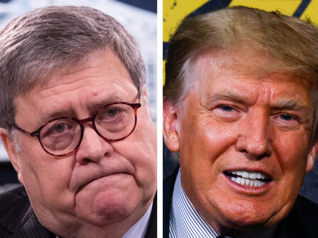 Barr told Trump that ‘suburban voters think you’re an asshole’, new book claims