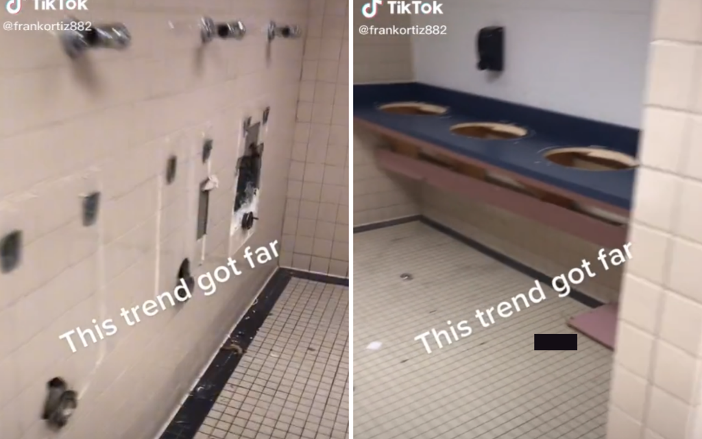 Bizarre ‘devious lick’ trend which saw high-schoolers rip sinks off walls banned from TikTok