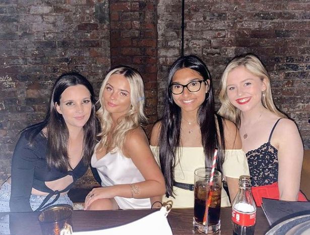 Corrie teen stars look totally different to alter-egos as they glam up for night out Image of corrie stars Millie Gibson, Elle Mulvaney and Tanisha Gorey and Harriet Bibby