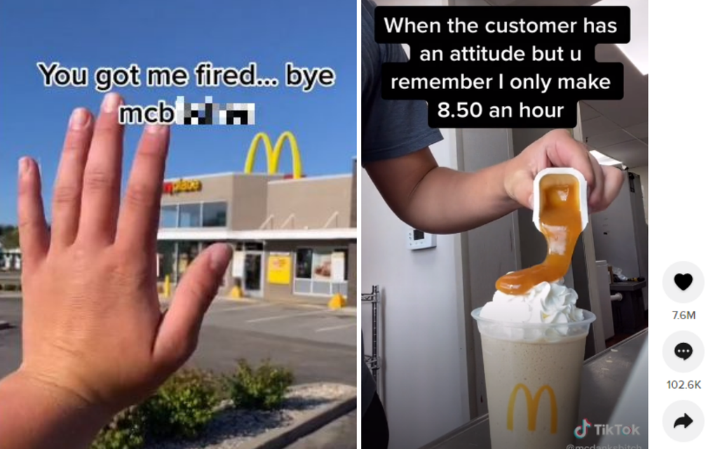 McDonald’s worker ‘poured sweet and sour sauce into customer’s drink’ in viral TikTok
