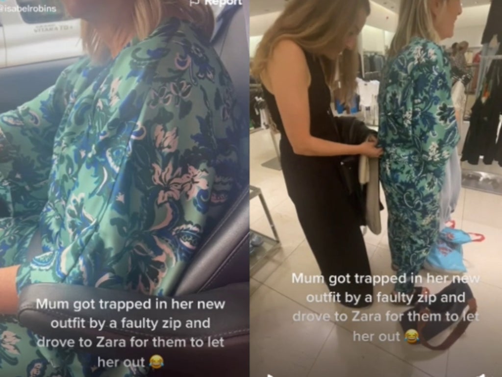 Mum gets trapped in Zara jumpsuit and has to return to store to free herself