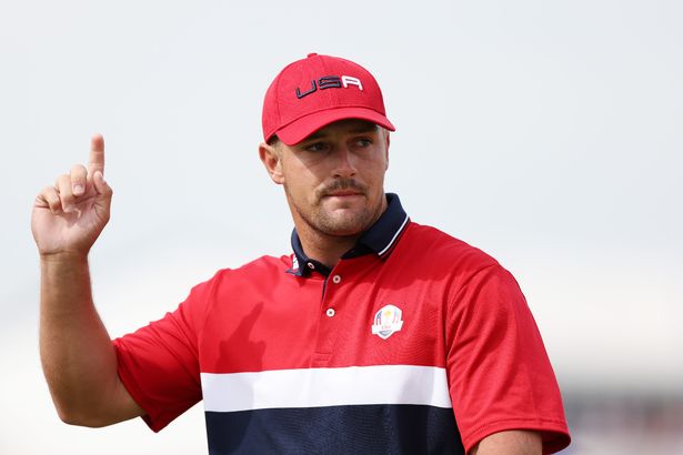 Paige Spiranac praises Bryson DeChambeau's 'power move' during USA Ryder Cup win Bryson DeChambeau of team United States reacts to his eagle on the first green during Sunday Singles Matches of the 43rd Ryder Cup at Whistling Straits on September 26, 2021 in Kohler, Wisconsin