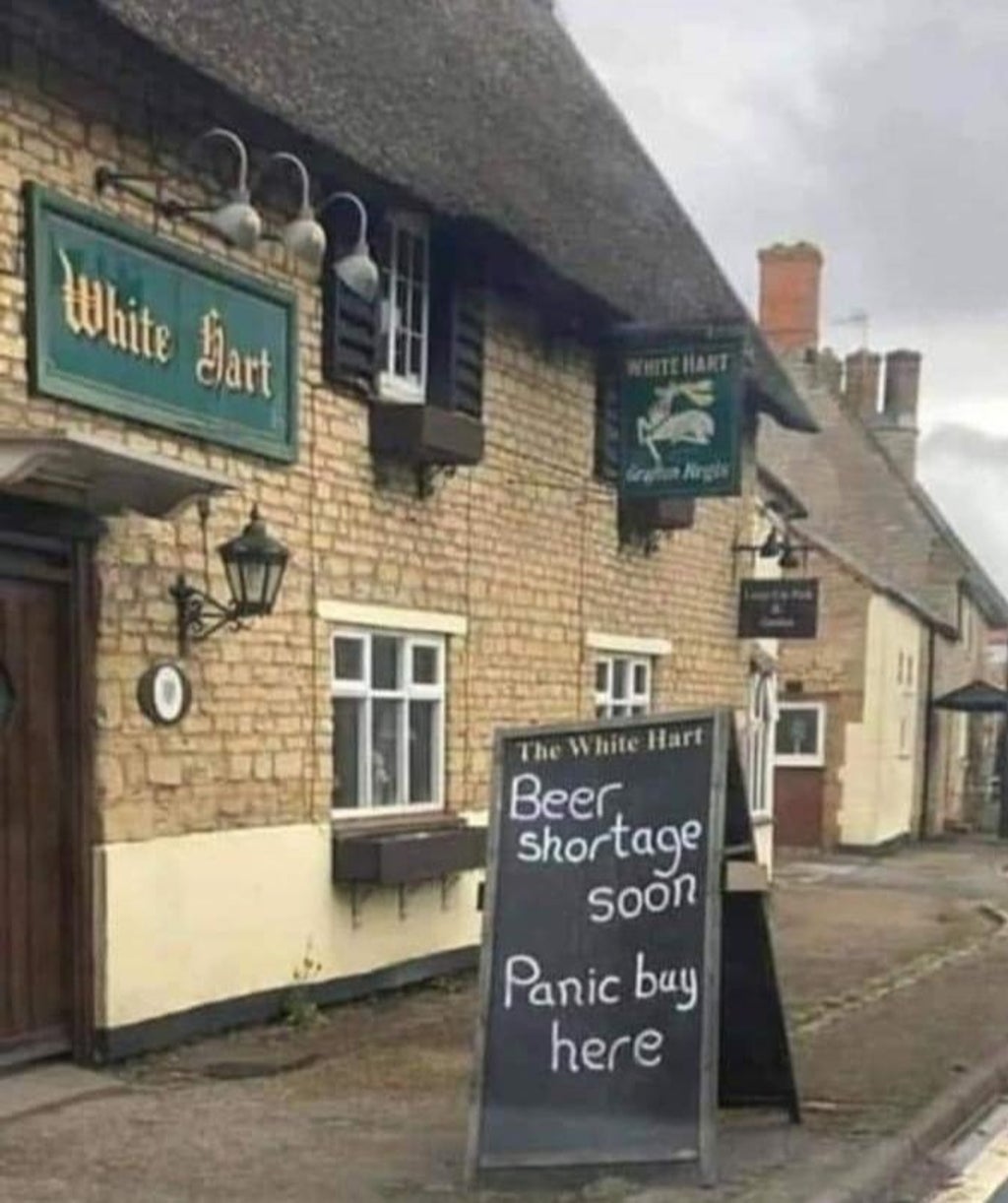 Pub has hilarious response to people panic buying petrol amid lorry driver shortage