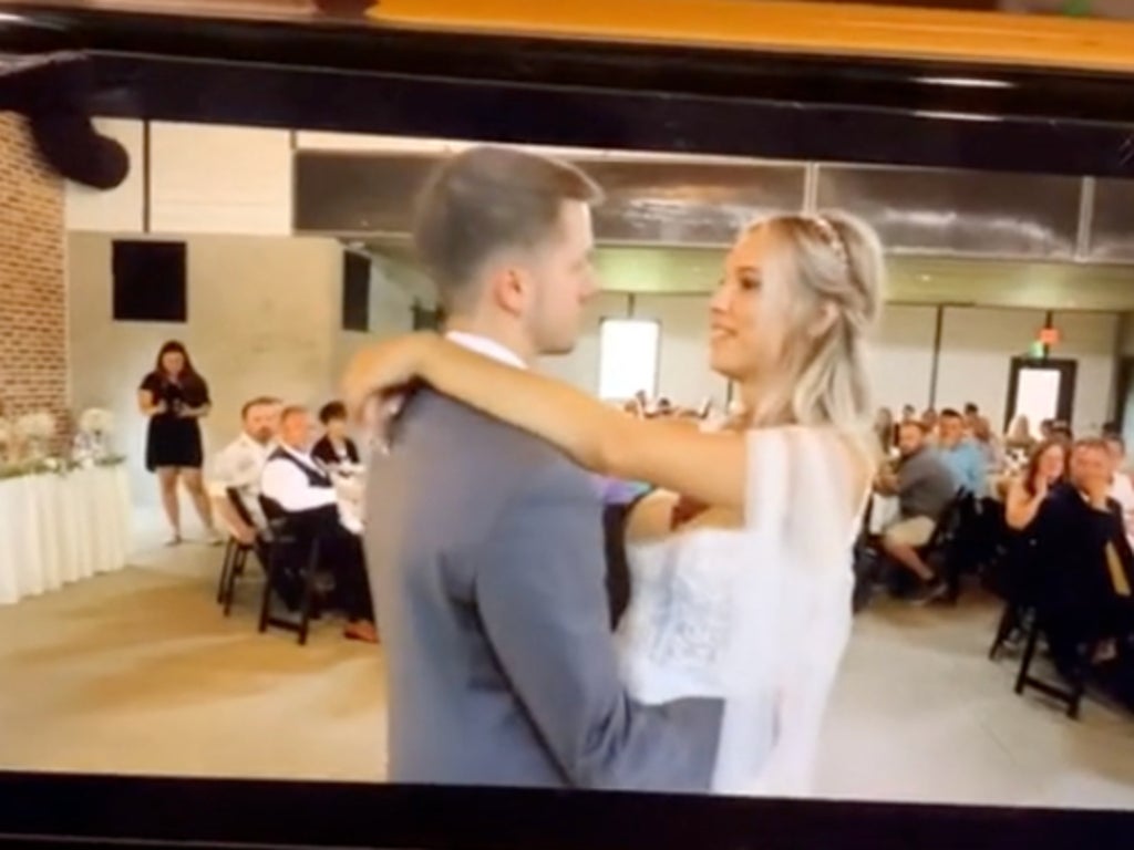 Best man left red-faced after cheeky comment during newlyweds’ first dance caught on microphone