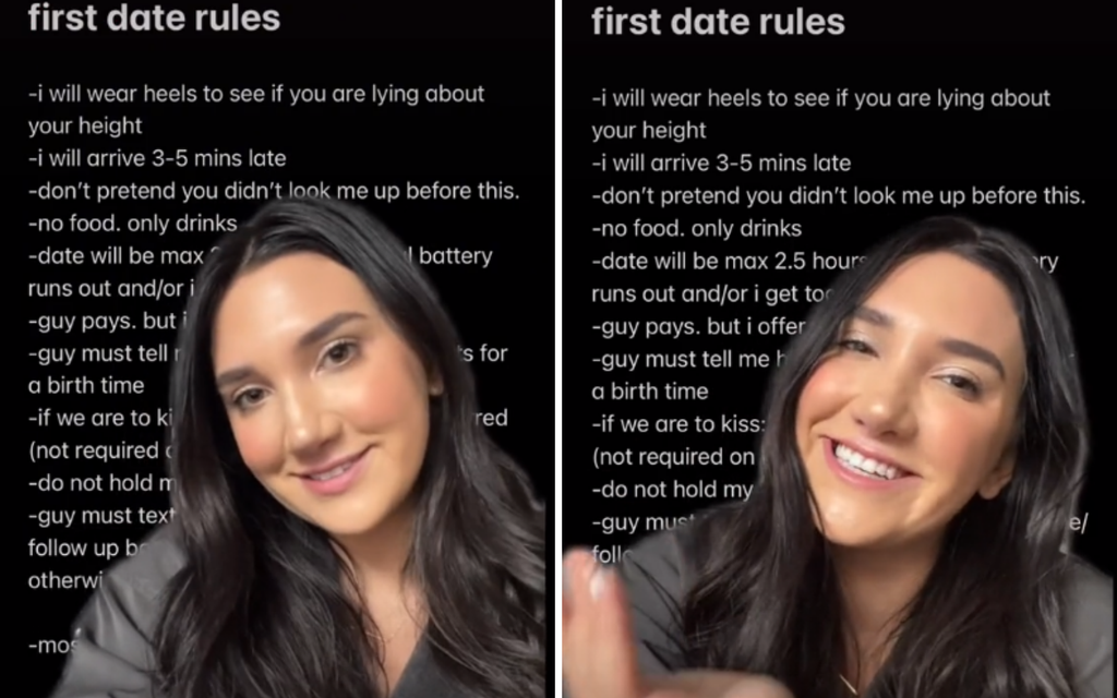 TikTok lists all the rules for first dates that men should follow, according to a self-proclaimed dating expert