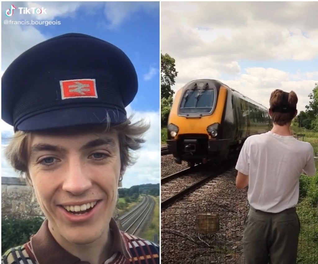 Trainspotter becomes TikTok star as he documents adventures