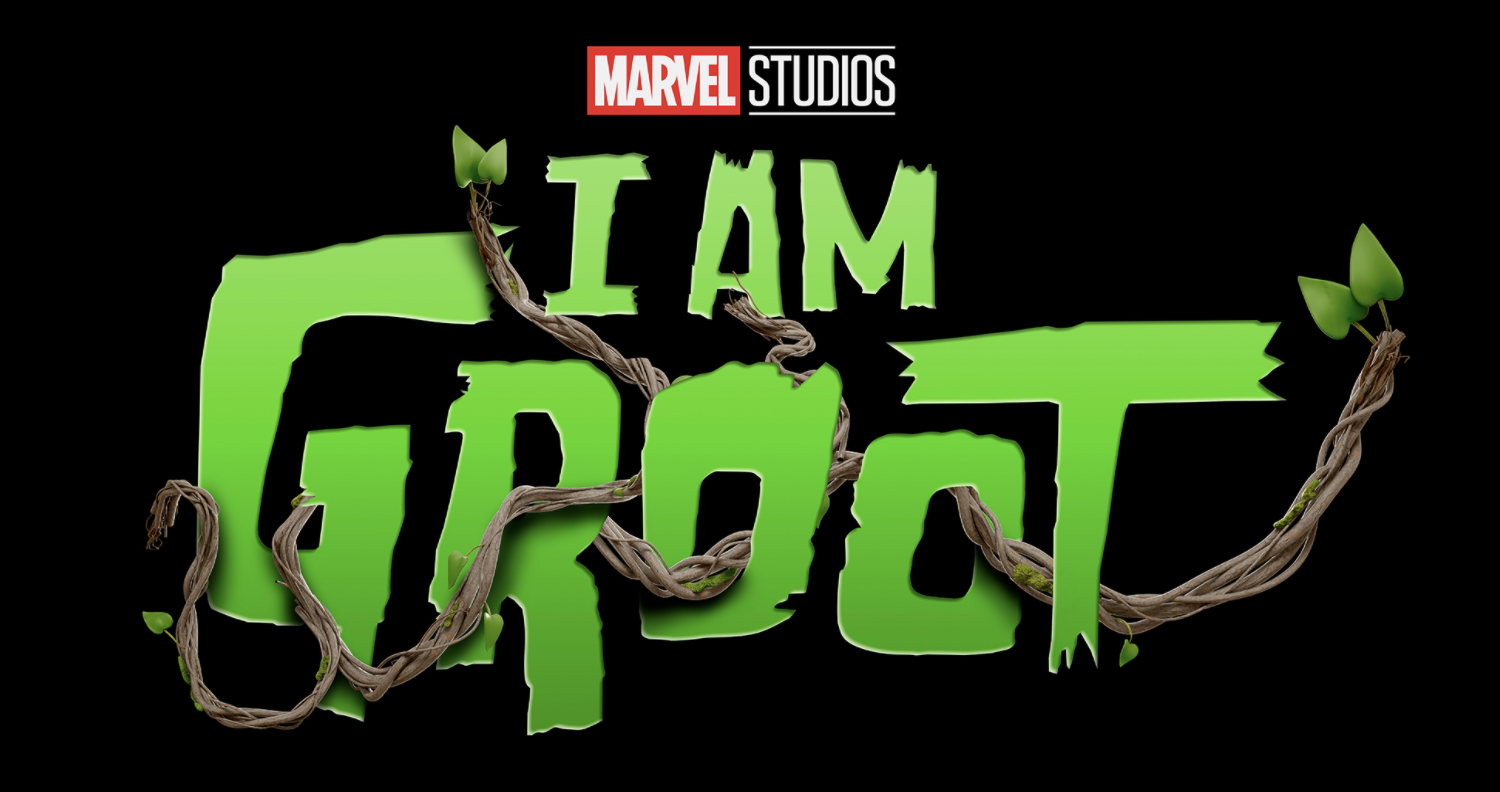 The logo for I Am Groot, one of the upcoming marvel shows