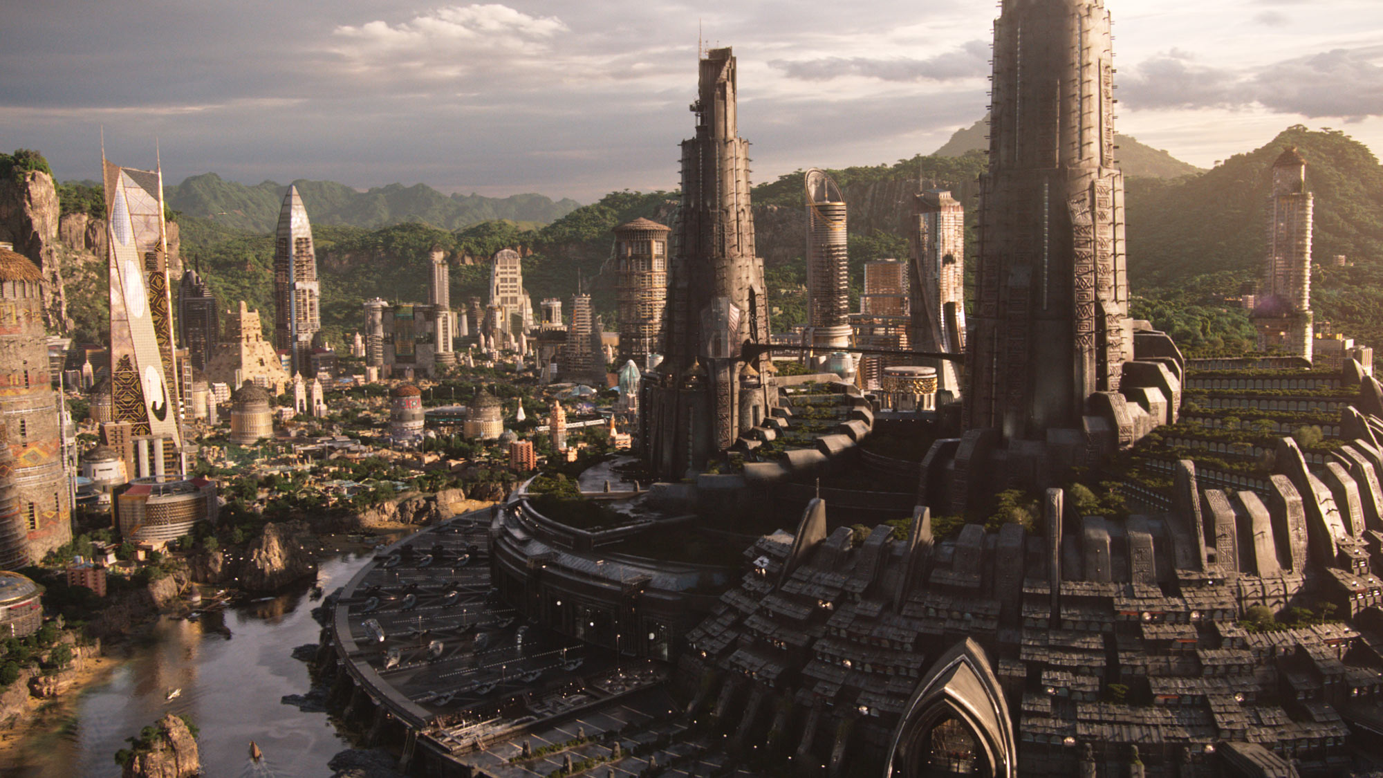 A view of Wakanda, which will be the focus of a Disney Plus series, one of the upcoming marvel shows