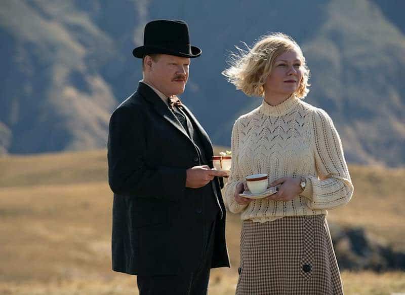 Kirsten Dunst and Jesse Plemons in The Power of the Dog
