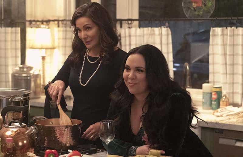 Constance Marie and Gloria Calderon Kellett in With Love