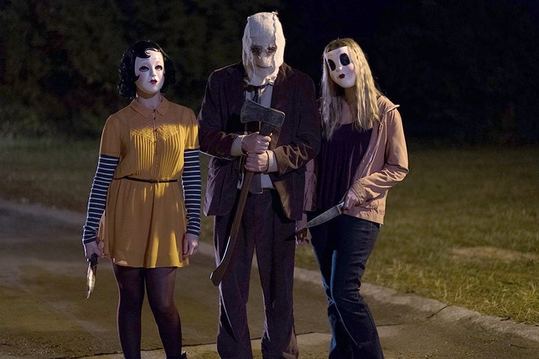 7. The Strangers It is a movie that revolves around a burglary that became brutal when the family was terrorized by a group of attackers. It's similar to the first Purge movie, which also revolved around an attempted home invasion. It's an adrenaline-filled, edge-of-the-seat movie that Purge aficionados will enjoy.