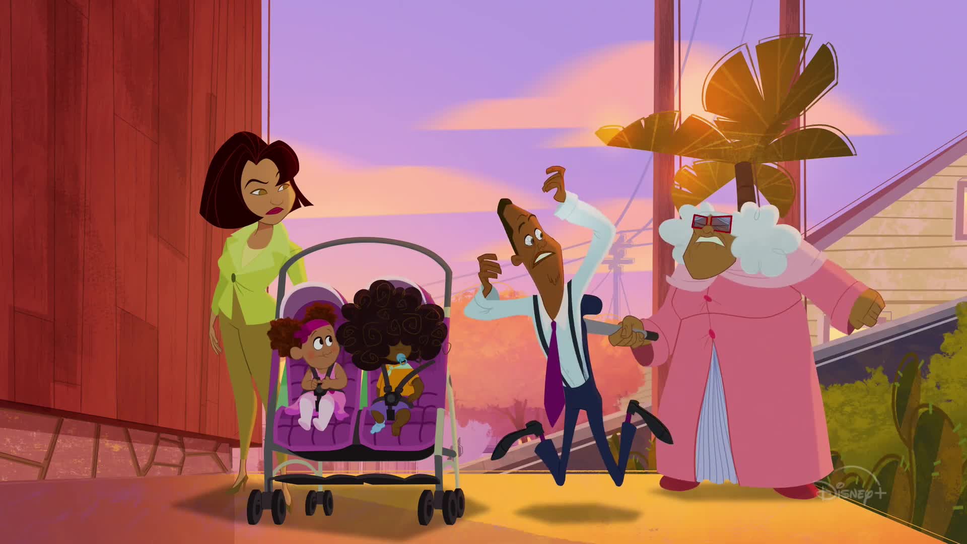 The lead characters in The Proud Family Louder and Prouder