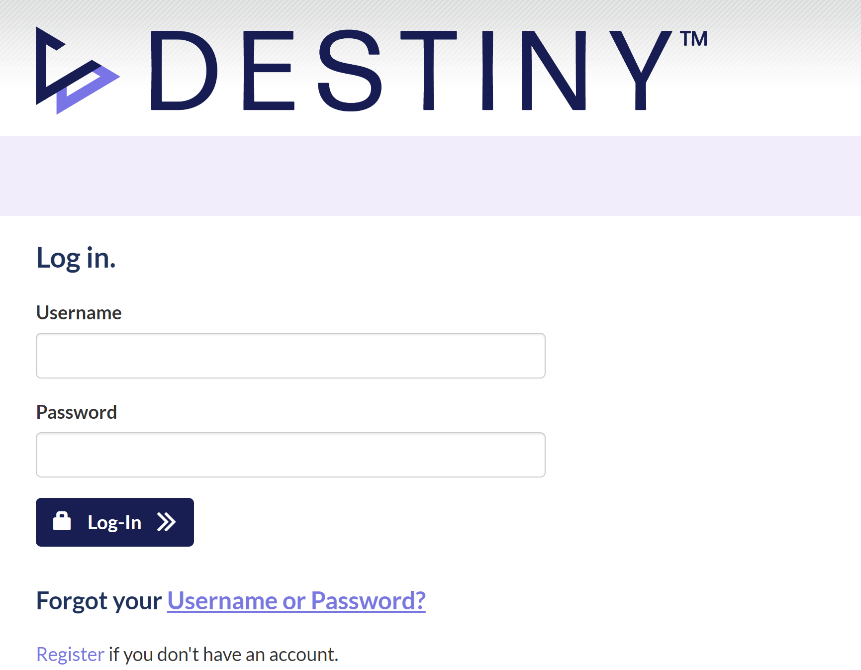 Destiny Credit Card Login 