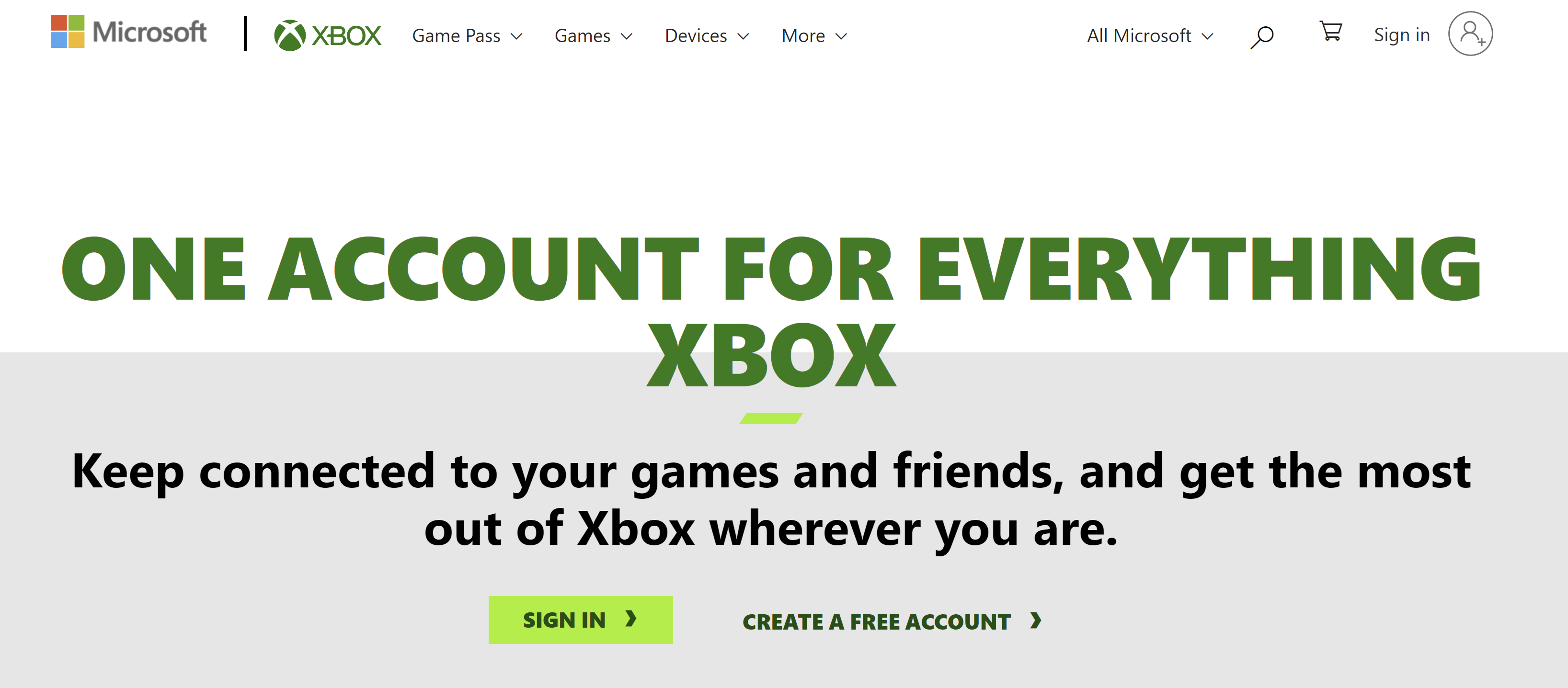 Microsoft Xbox Sign in - www.microsoft.com/link code