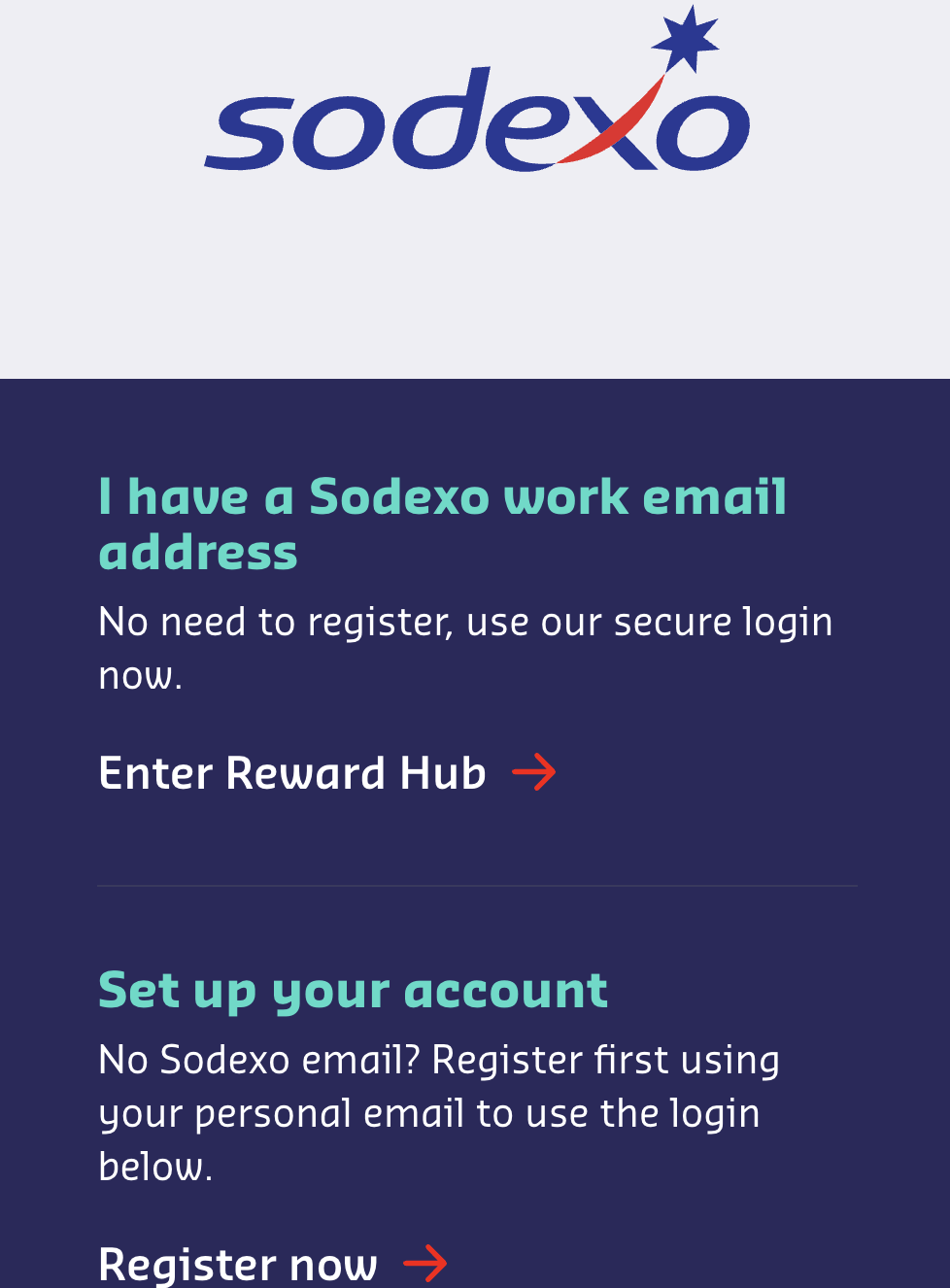 SODEXO Reward Hub