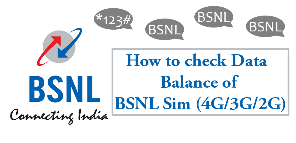 Check BSNL Data Balance