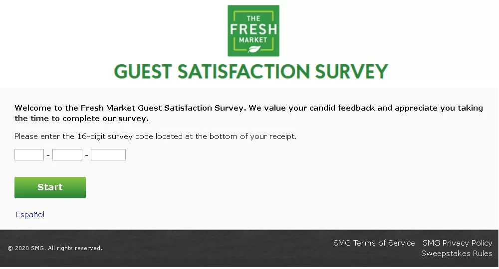 Garden Fresh Survey