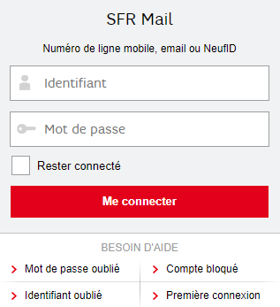 SFR Mail se connecter